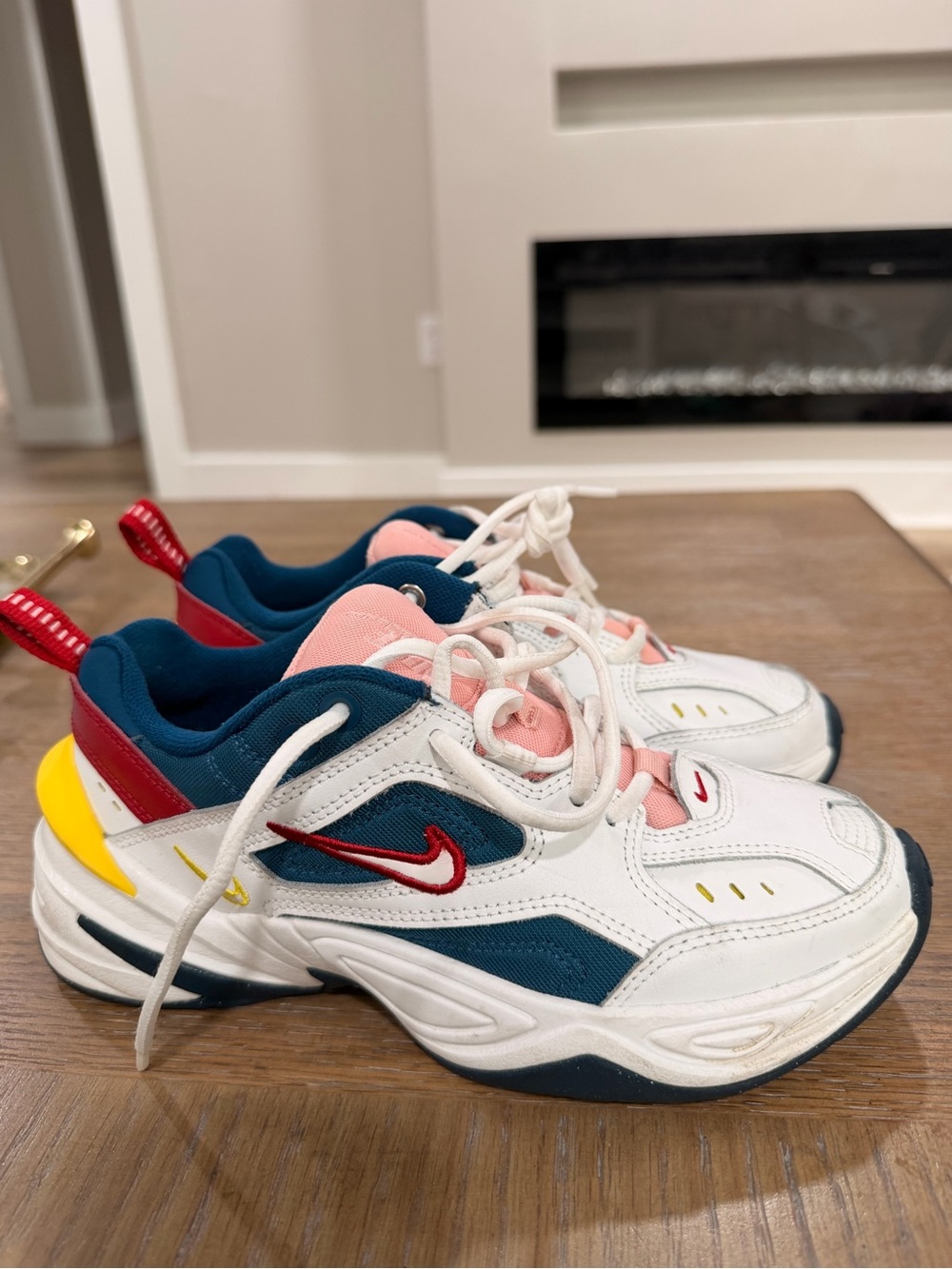 Nike M2K Tekno "Blue Force" Chunky Sneakers - Women's 6